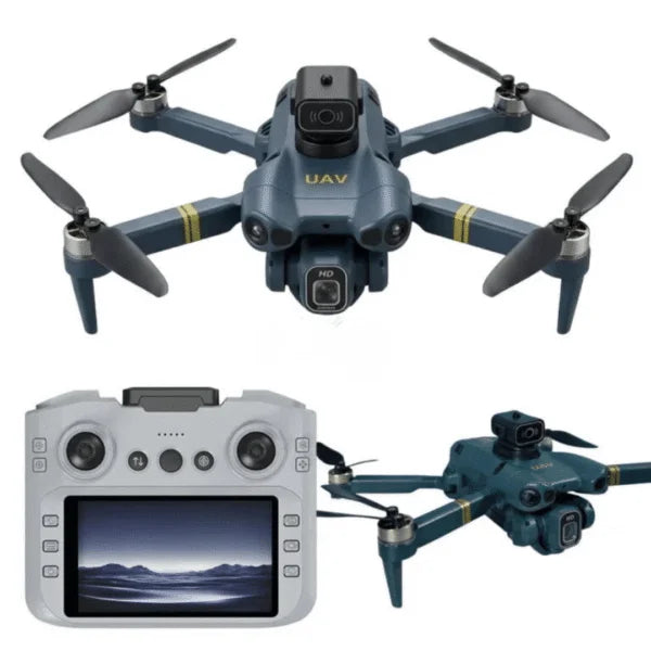 Camera drone and display remote