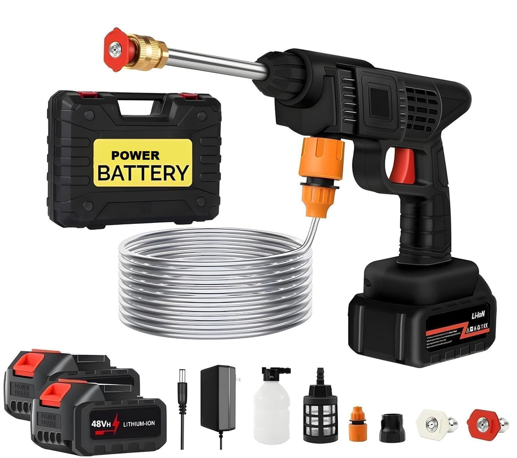 Bike & Car Water Wash Gun - Rechargeable
