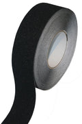 Anti-Slip Safety Tape Black roll - coarse abrasive grip surface strong adhesive backing