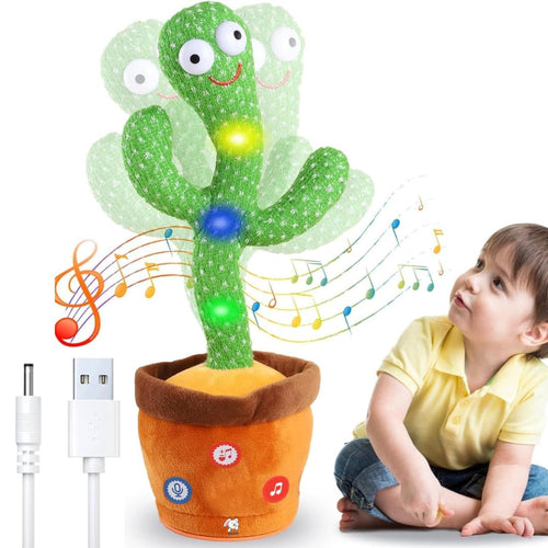 Dancing Cactus Toy - repeated speech for baby language skills