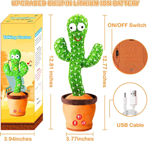 Dancing Cactus Toy - tummy time toy for baby
