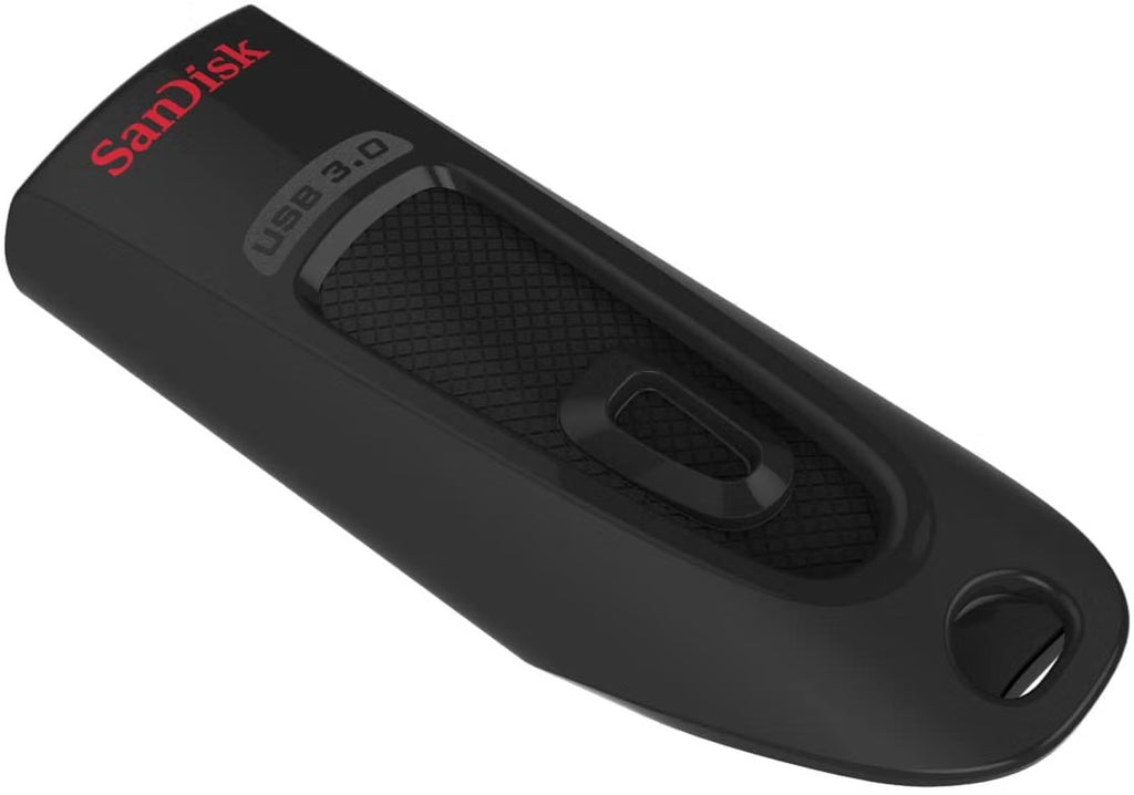 SanDisk Ultra 32GB USB 3.0 flash drive with connector extended