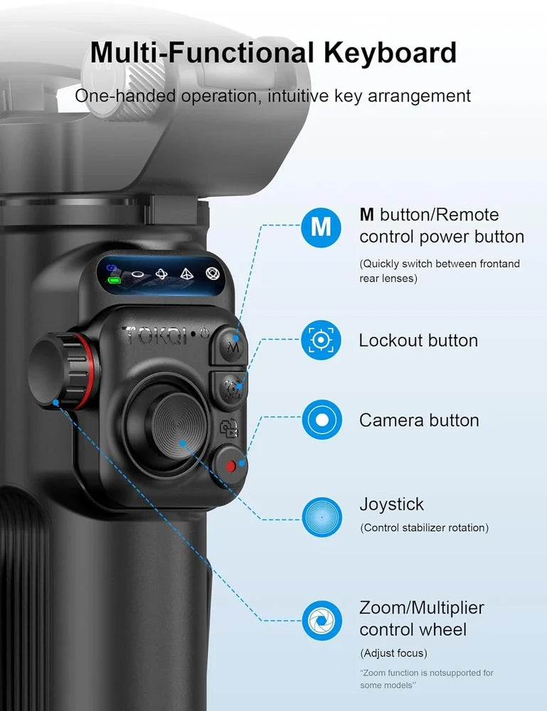 TOKQI M02 3-Axis Gimbal Stabilizer
