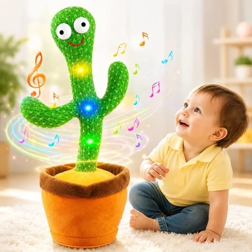 Talking Dancing Cactus Toy for Kids